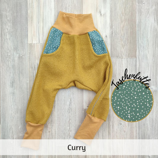 Wollwalk Hose "Alex" Curry Größe 98/104