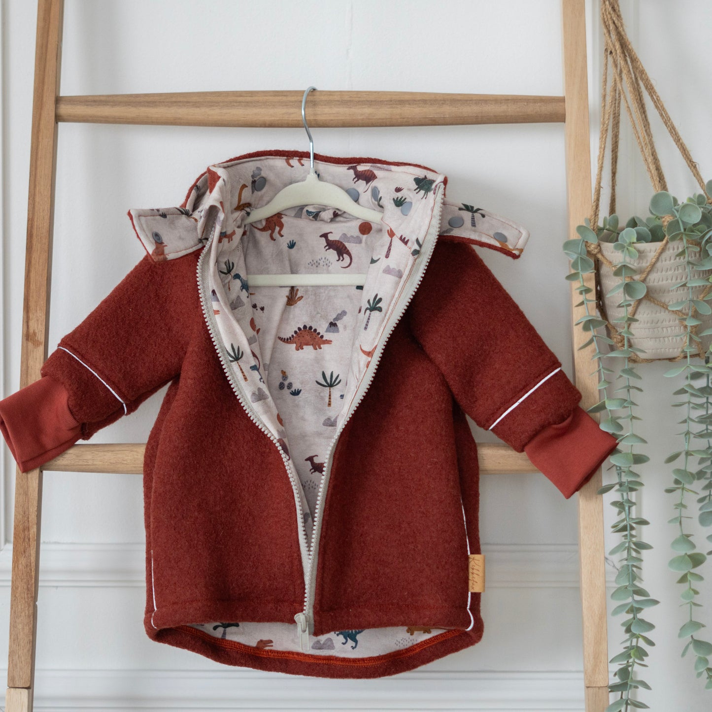 Wollwalk Jacke "Dino" 74/80