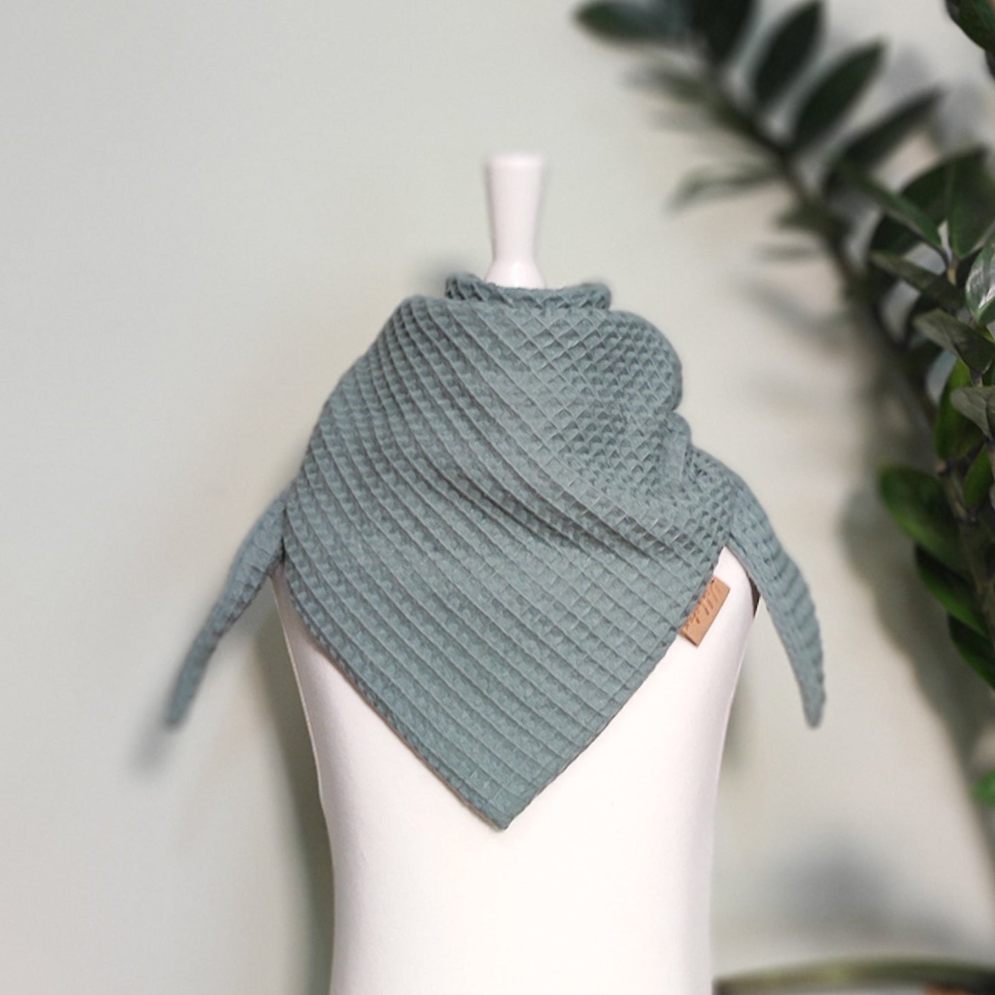 Halstuch 'Lina' Waffel dusty mint