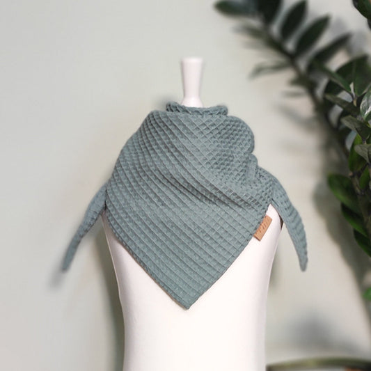 Halstuch 'Lina' Waffel dusty mint