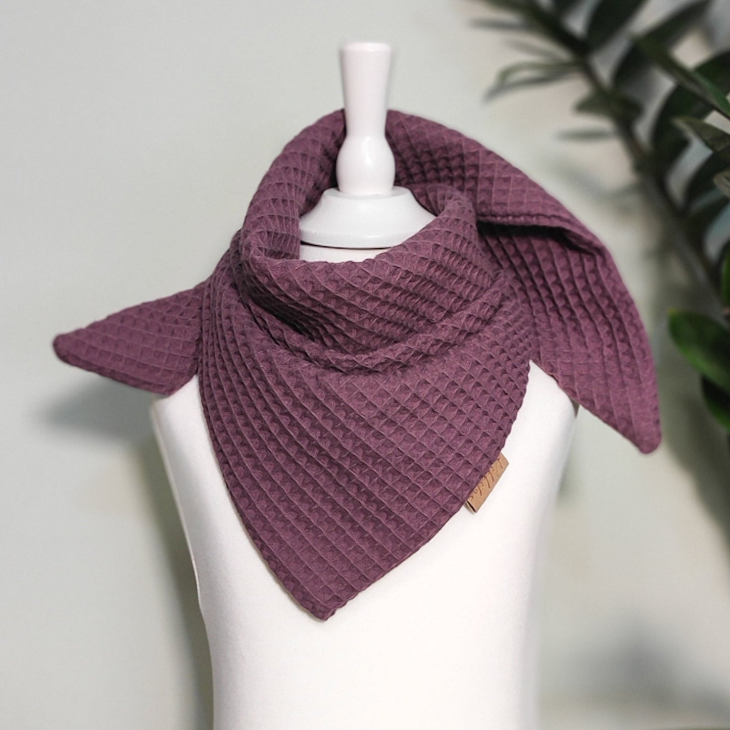 Halstuch 'Lina' Waffel mauve