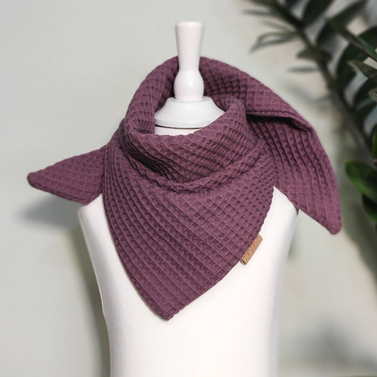 Halstuch 'Lina' Waffel mauve