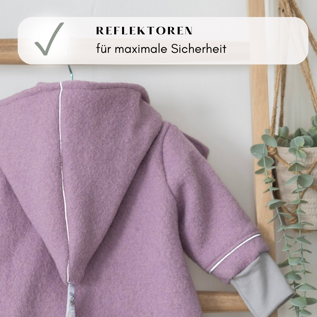 Wollwalk Jacke "Rose" 74/80