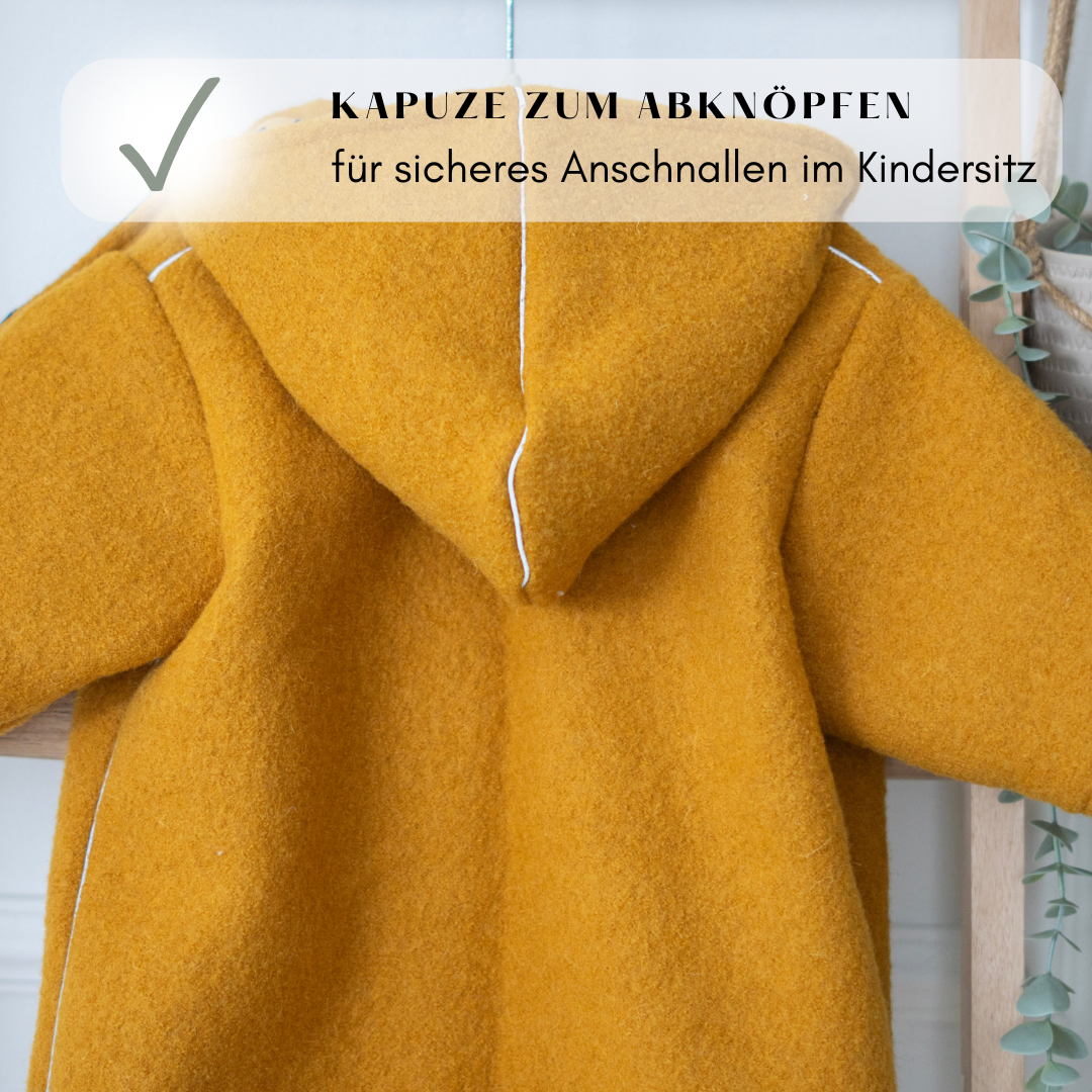 Wollwalk Overall mitwachselnd "Faultier"
