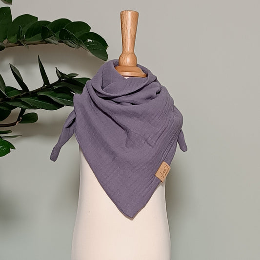 Halstuch 'Lina' Musselin dusty grey