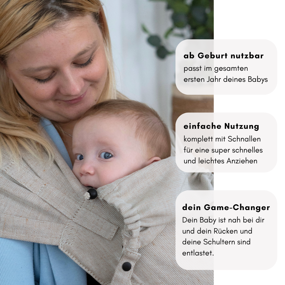 Click.it - Cream - Full Buckle ab Geburt