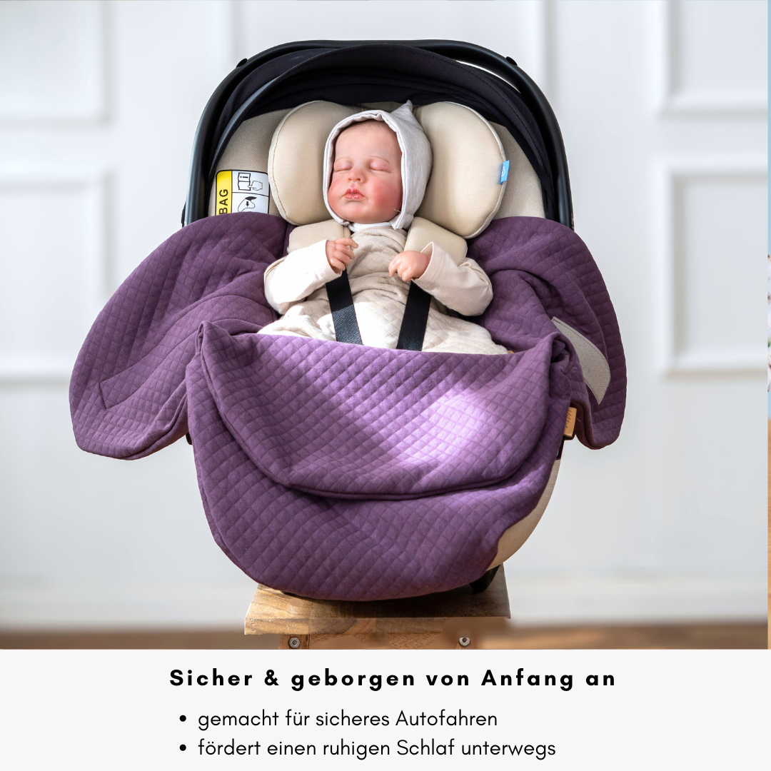 Einschlagdecke Frühling & Sommer -Amethyst (Baumwolle)