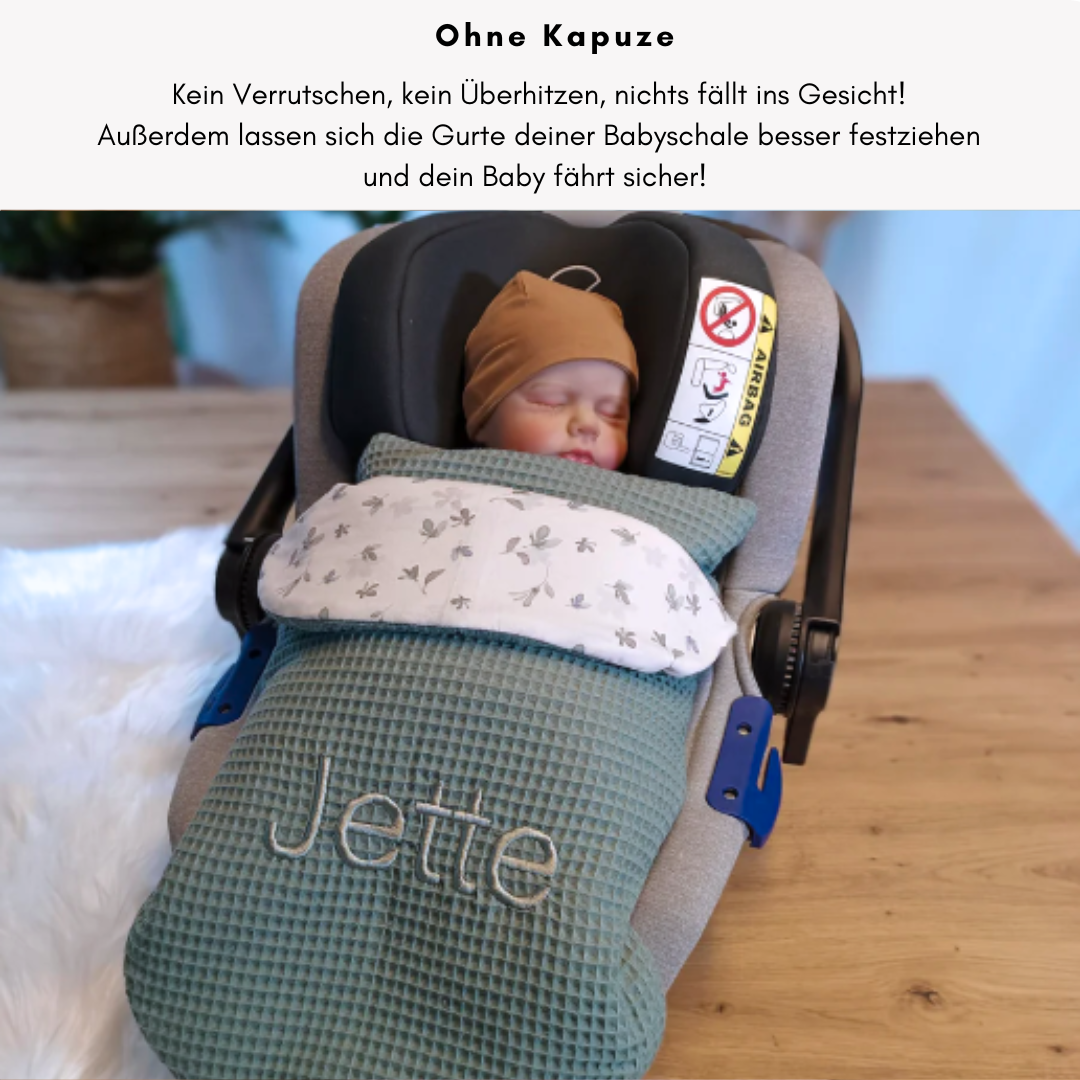 personalisierte Einschlagdecke Frühling & Sommer (Waffel)