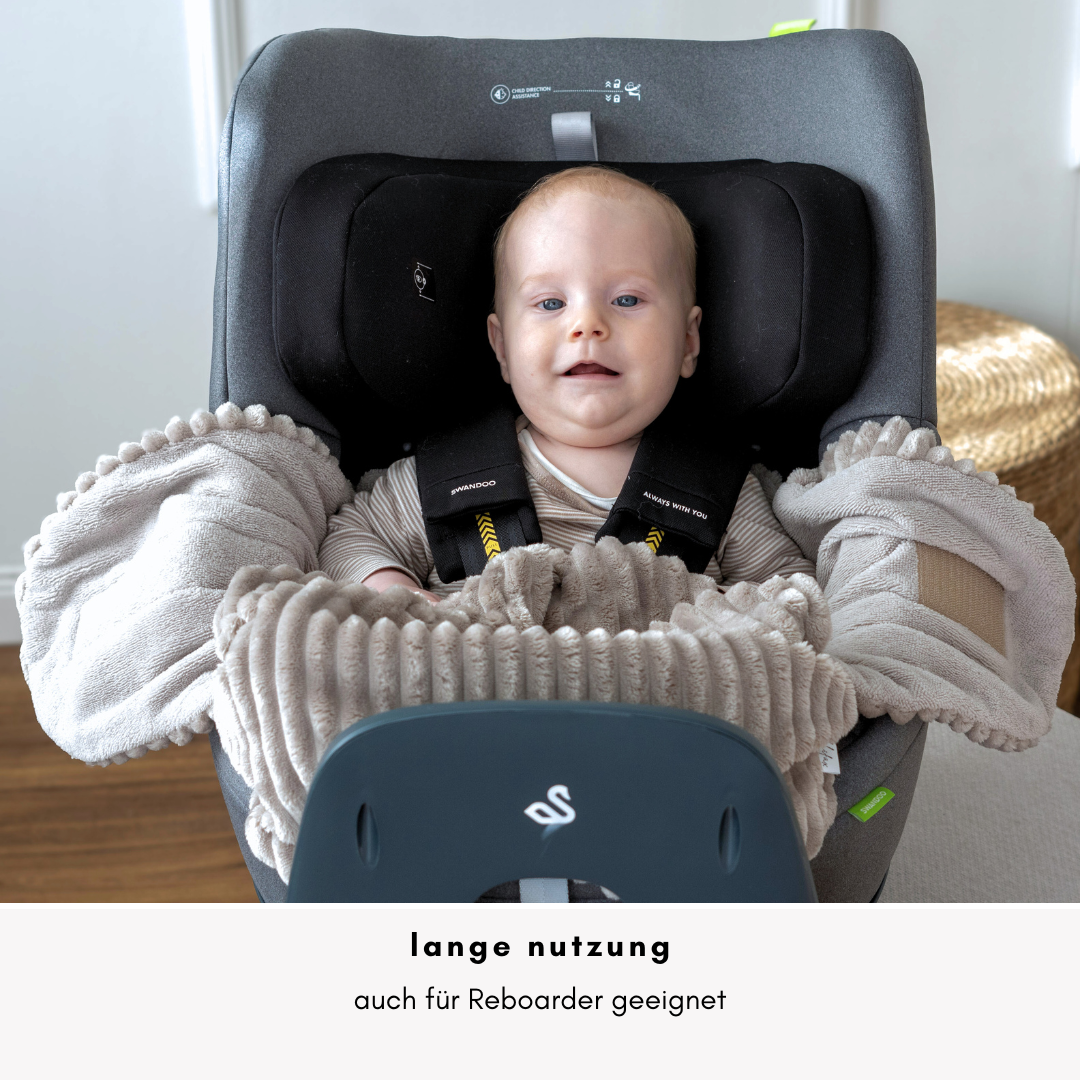 Einschlagdecke Babyschale – flexibel für Sommer & Winter, ideal im Alltag
