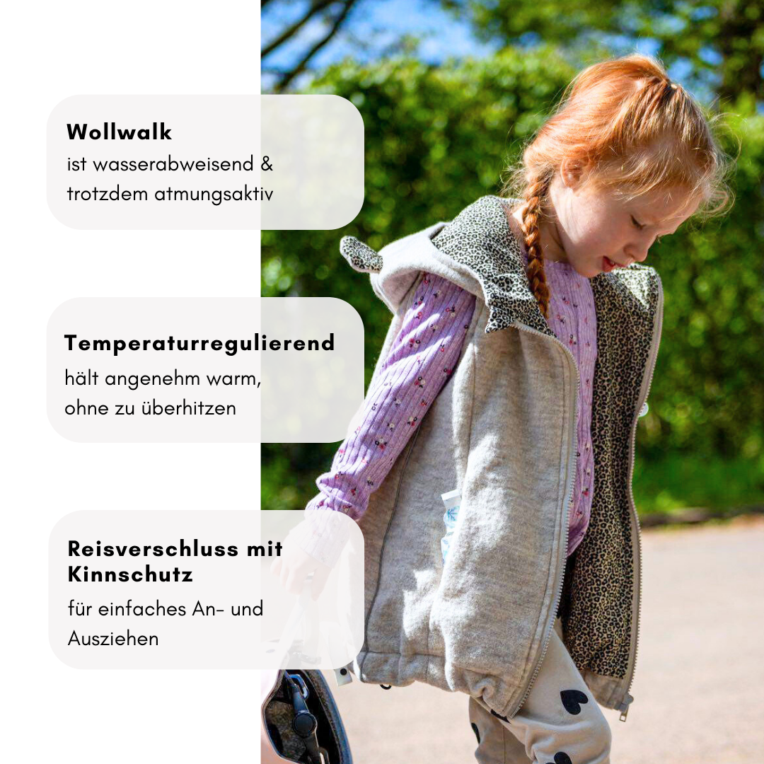Frühlingsweste aus Wolle