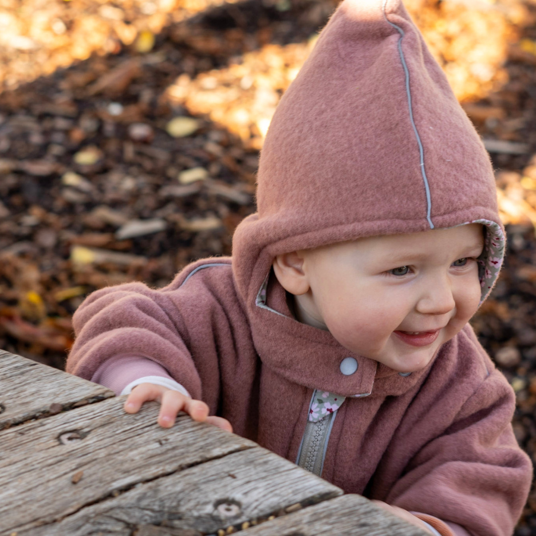 Kikkifax Babyoverall – weicher Wollfleece für Komfort bei Wind & Wetter