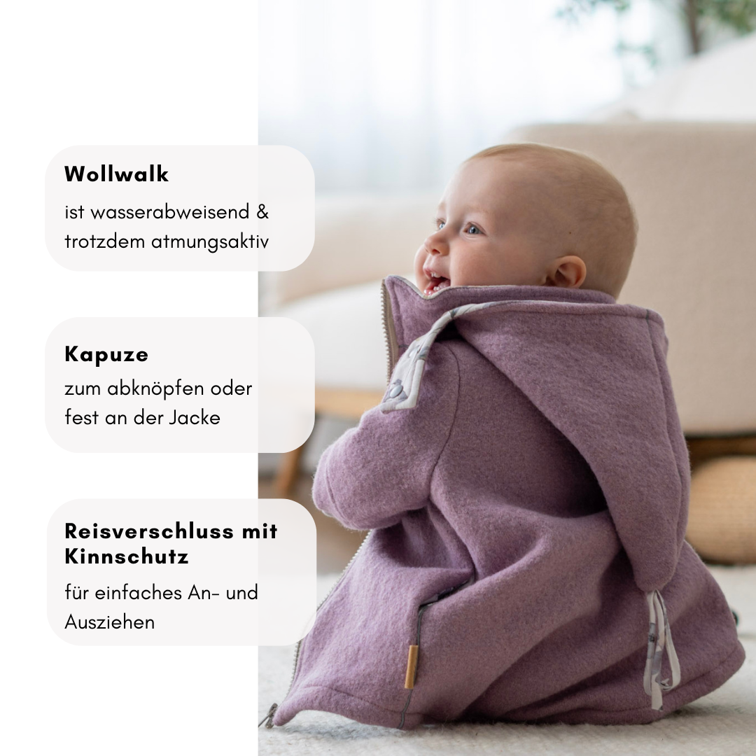 Wollwalk-Jacke Wunschdesign " Classic"