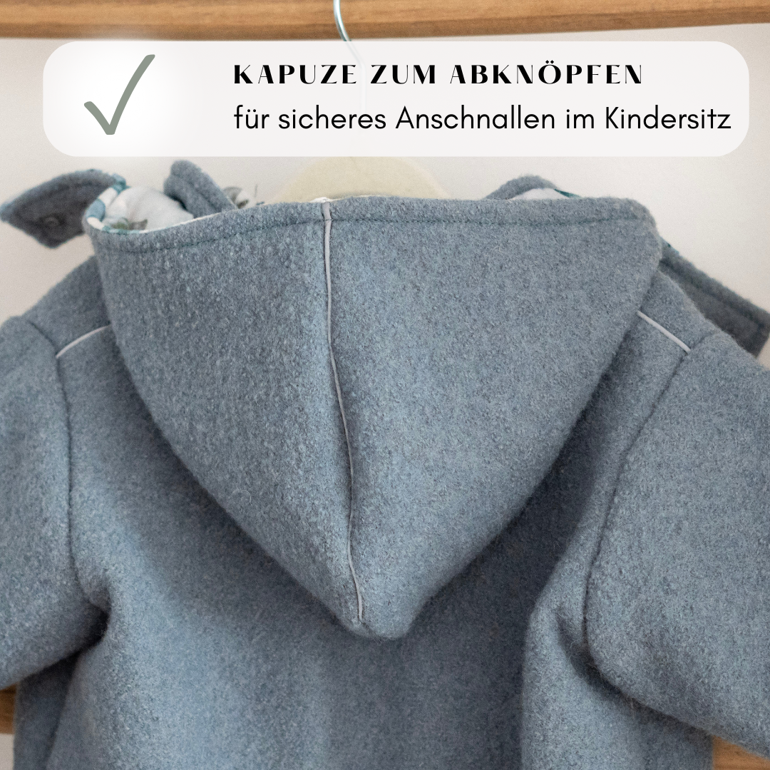 Wollwalk Overall mitwachselnd "mint - Schmetti"