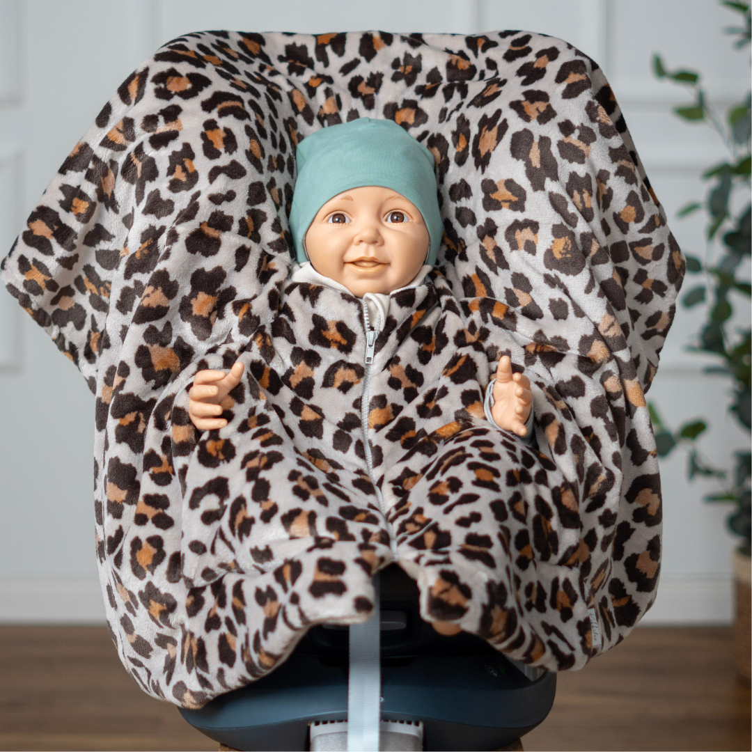 Fleece-Kindersitzponcho – weich, warm & in vielen Farben