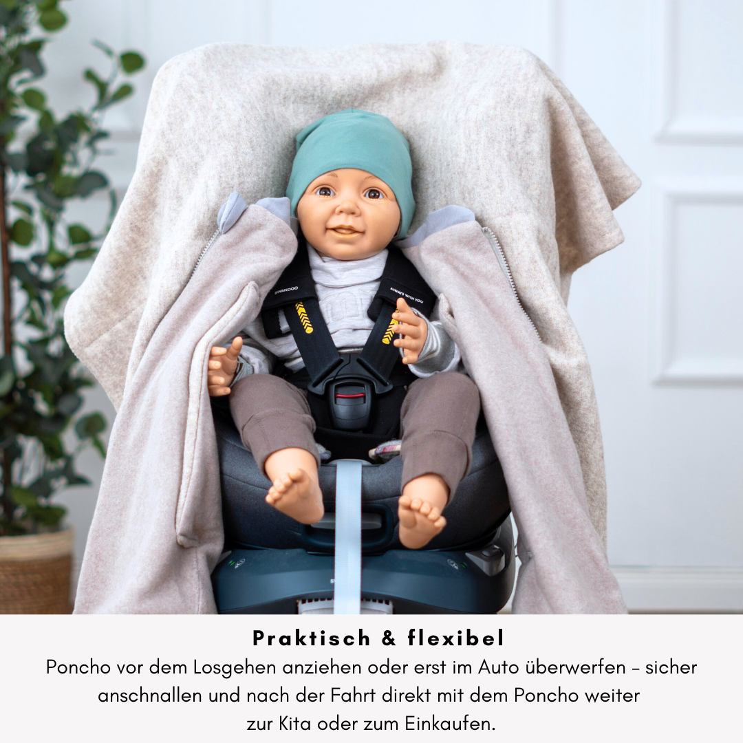 Kindersitzponcho Wollwalk "Light"