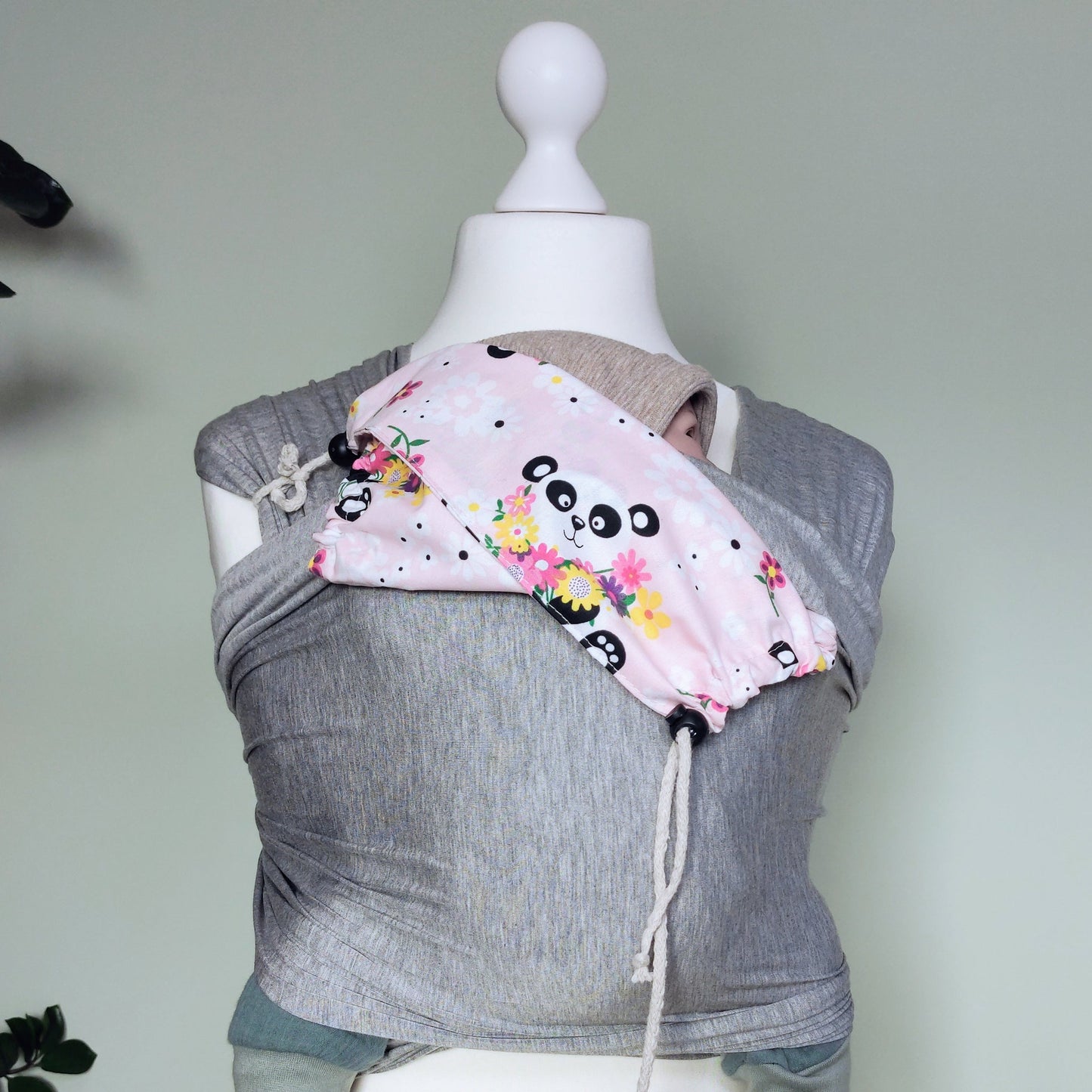 Kopfstütz -Sari- aus Baumwolle