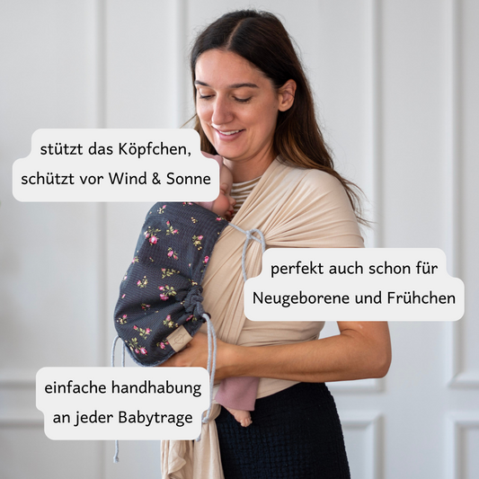Kopfstütz -Tessa- aus Baumwolle & Wollwalk