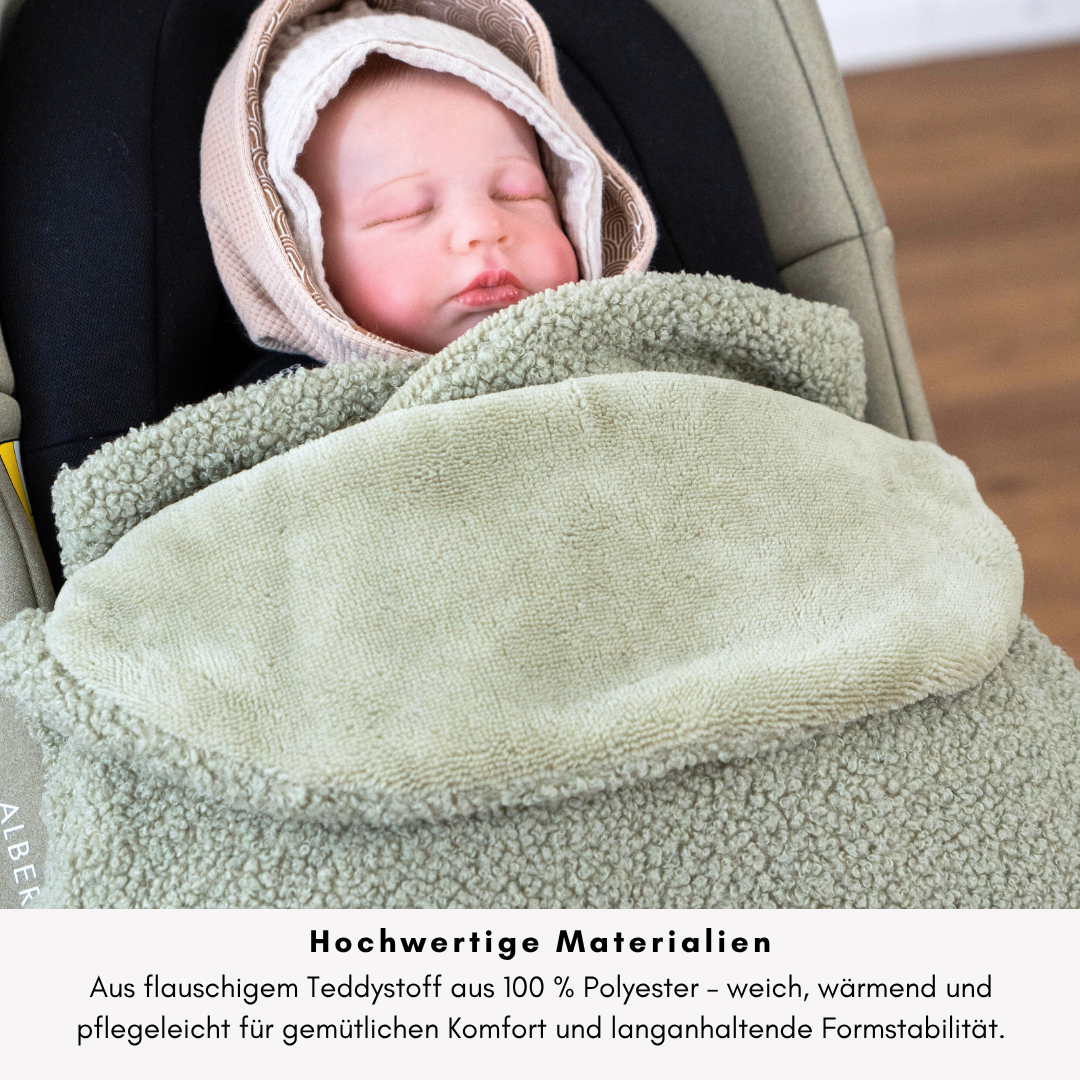 Einschlagdecke Teddy - kuschlig weich in farbenfrohen Varianten