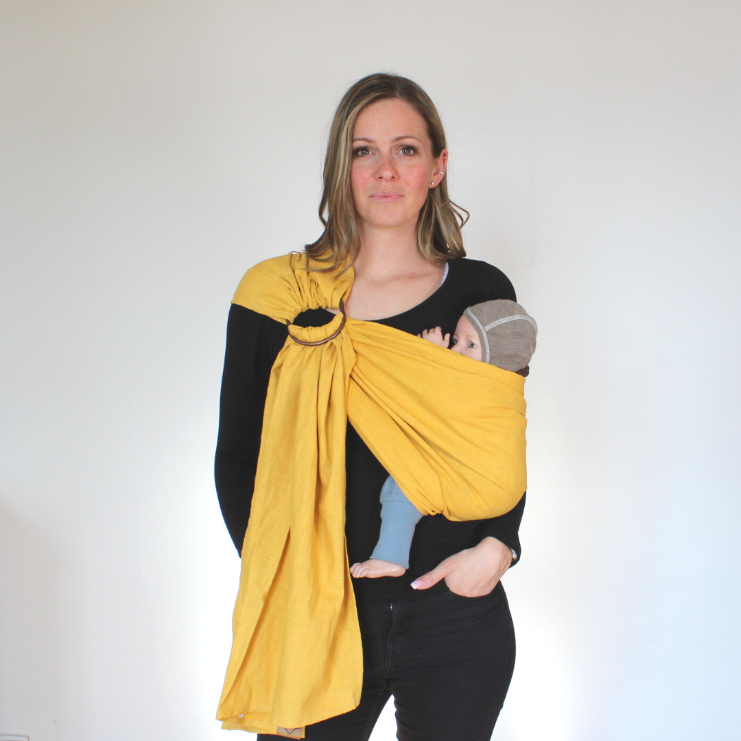 Ring Sling aus Leinen - Maja -
