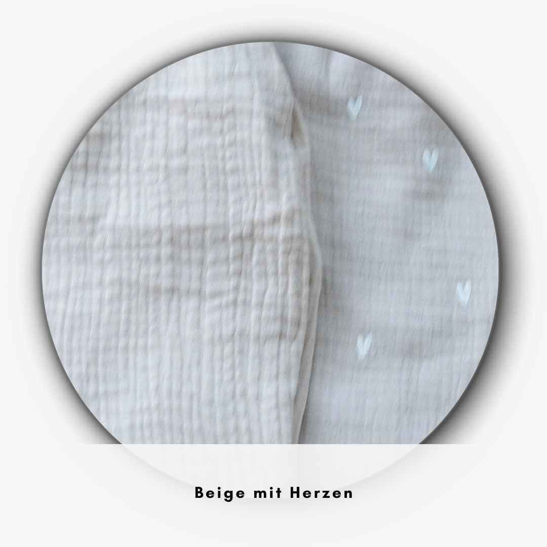 Musselin-Set für sonnige Abenteuer – Decke & Sonnenschutz im passenden Design