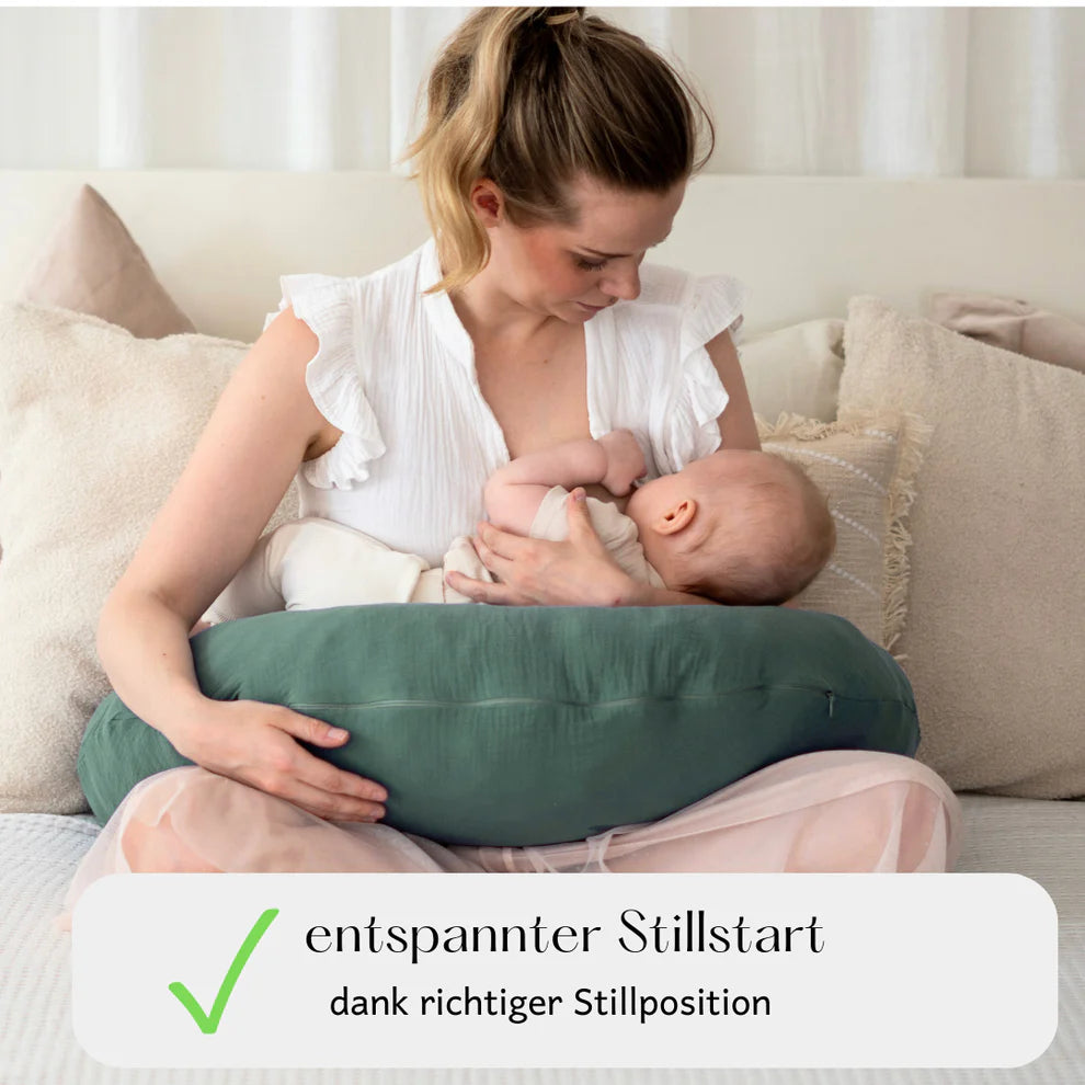 entspannte Stillmomente - durch die richtige Stillposition