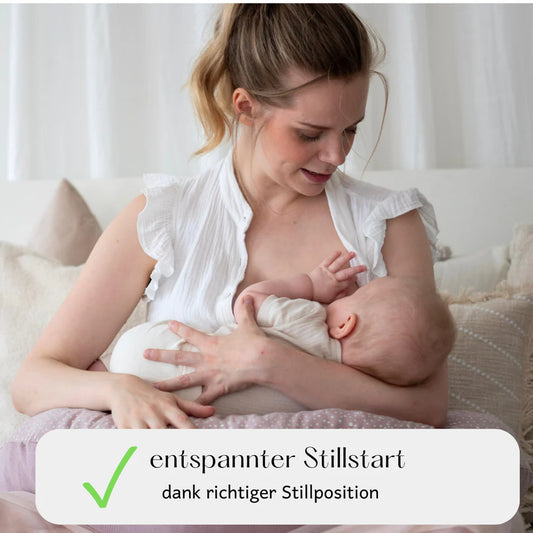 entspannte Stillmomente - durch die richtige Stillposition