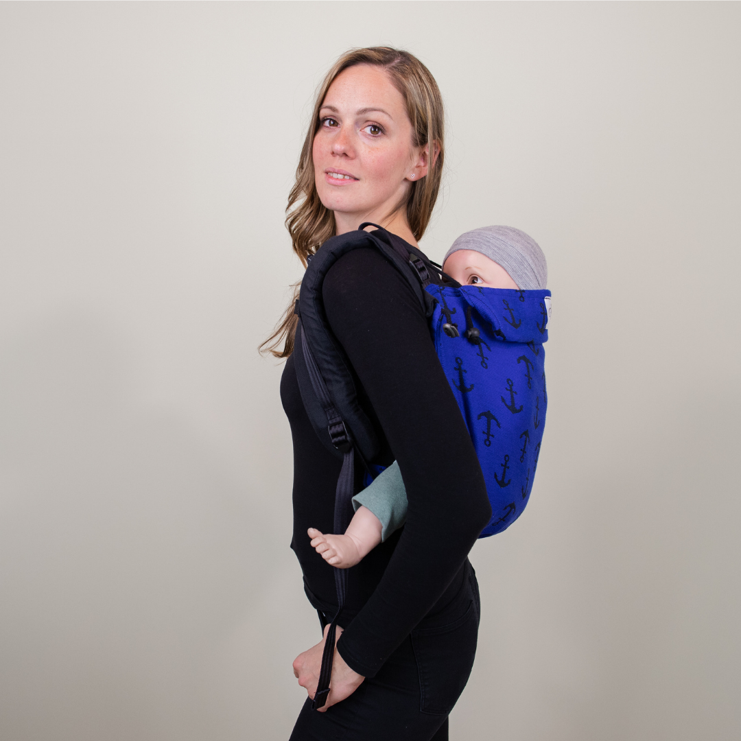 Unser Wupp.it Onbu von Simpleebaby, Modell: Freya von der Seite