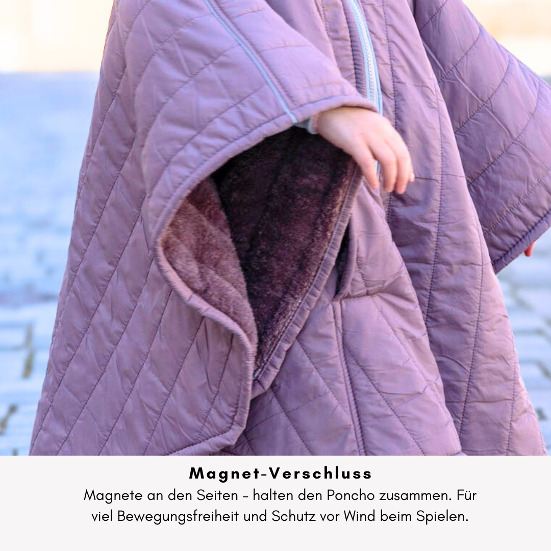 XL Kindersitzponcho Stepp Senfgelb