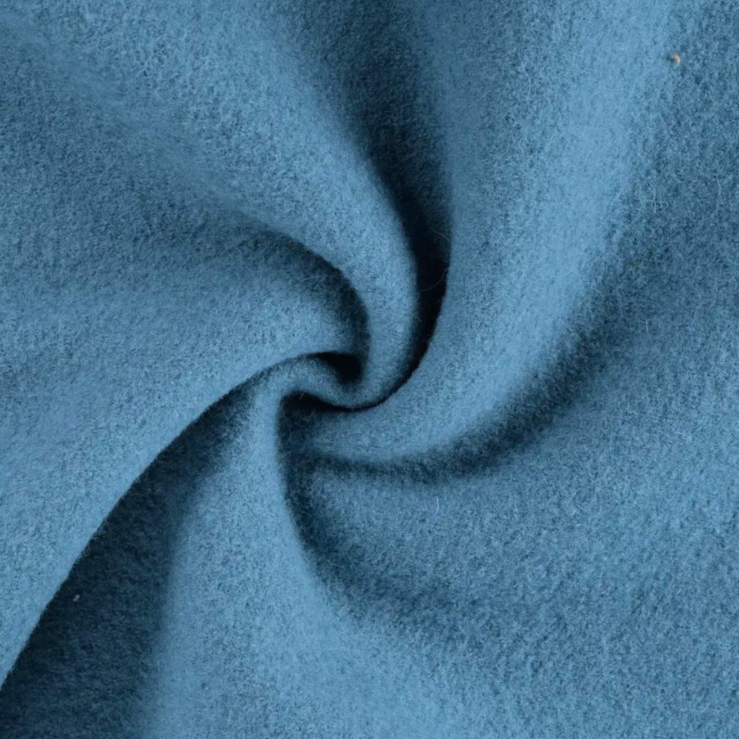 XL Kindersitzponcho aus Wollwalk - in Wunschfarbe