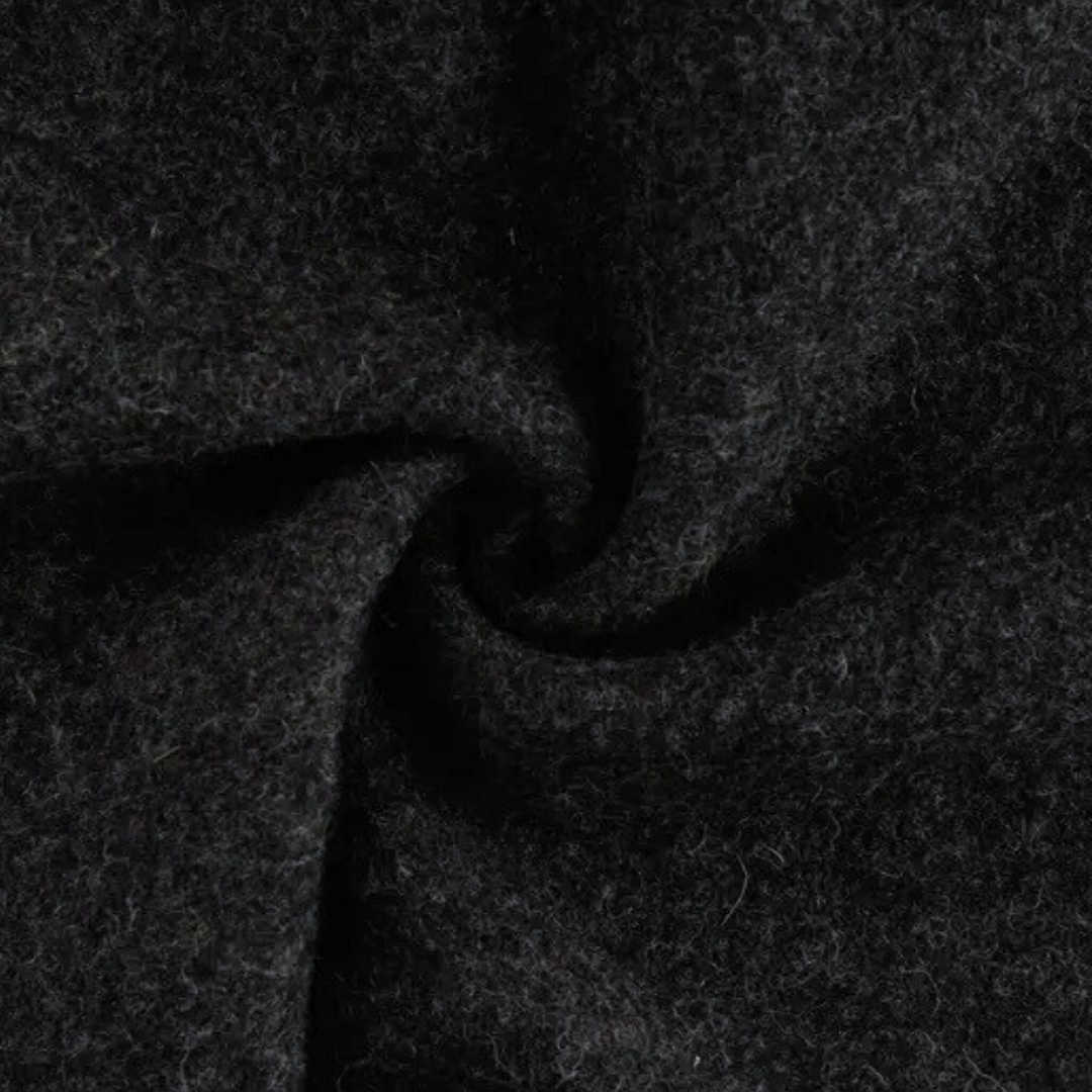 XL Kindersitzponcho aus Wollwalk - in Wunschfarbe