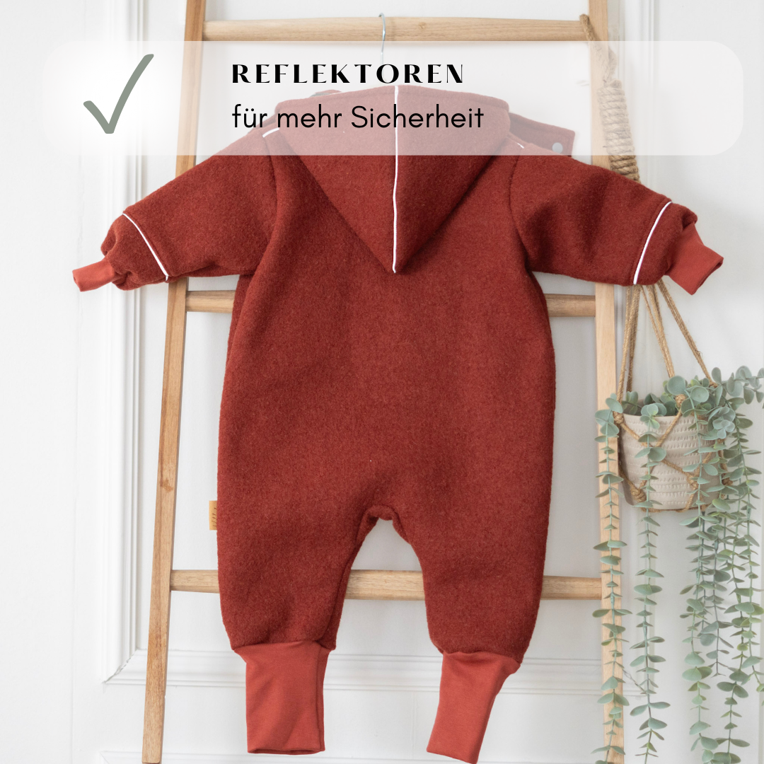 Wollwalk Overall mitwachselnd "Dino"