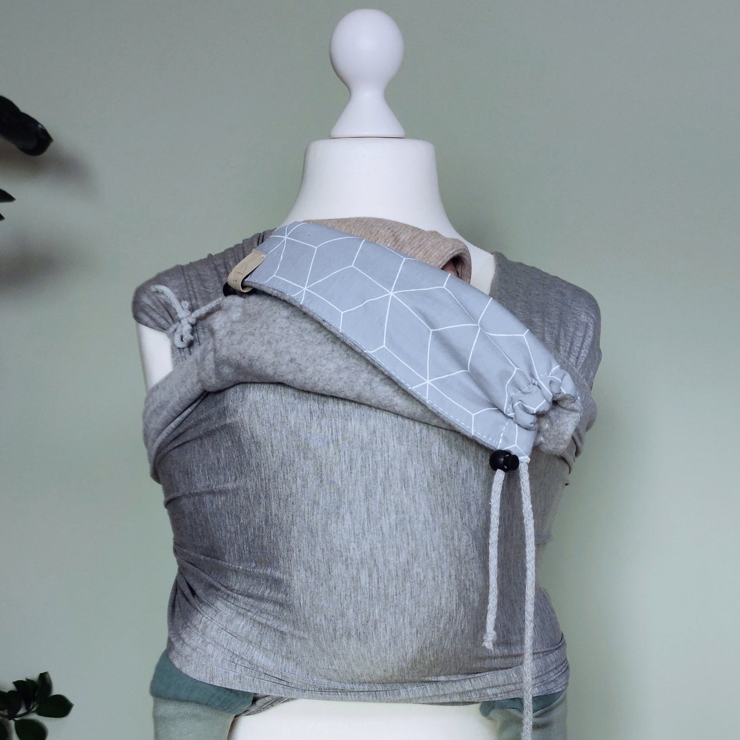 Kopfstütze -Jona- aus Baumwolle & Kuschelfleece