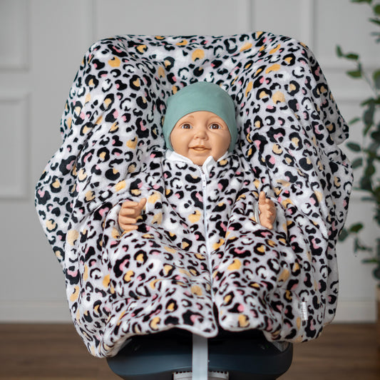 kindersitzponcho "Silver Panther"