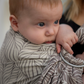 Ring Sling aus Baumwoll Tencel Mix - sehr weich und anschmiegsam