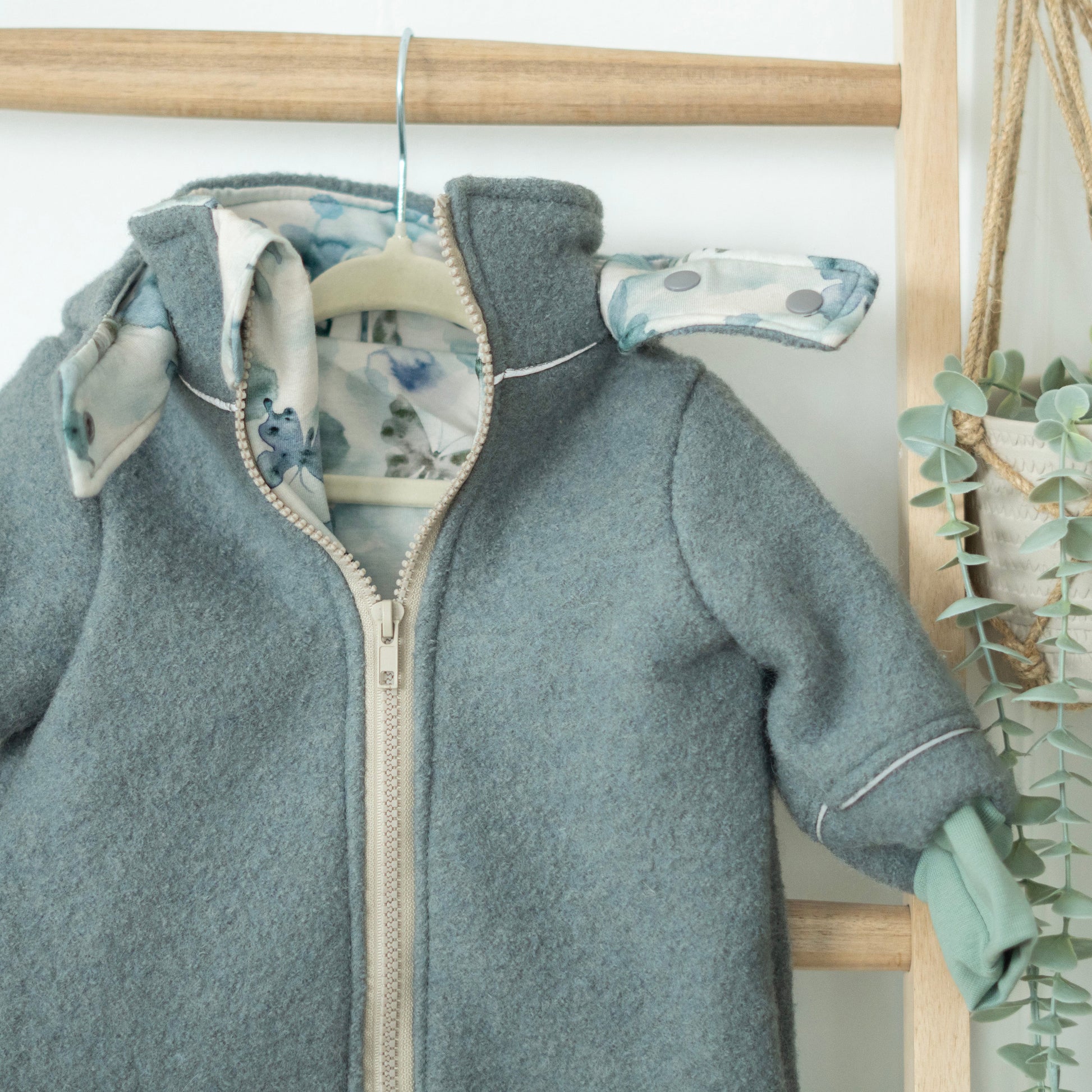 Wollwalkjacke Kikkifax dusty mint