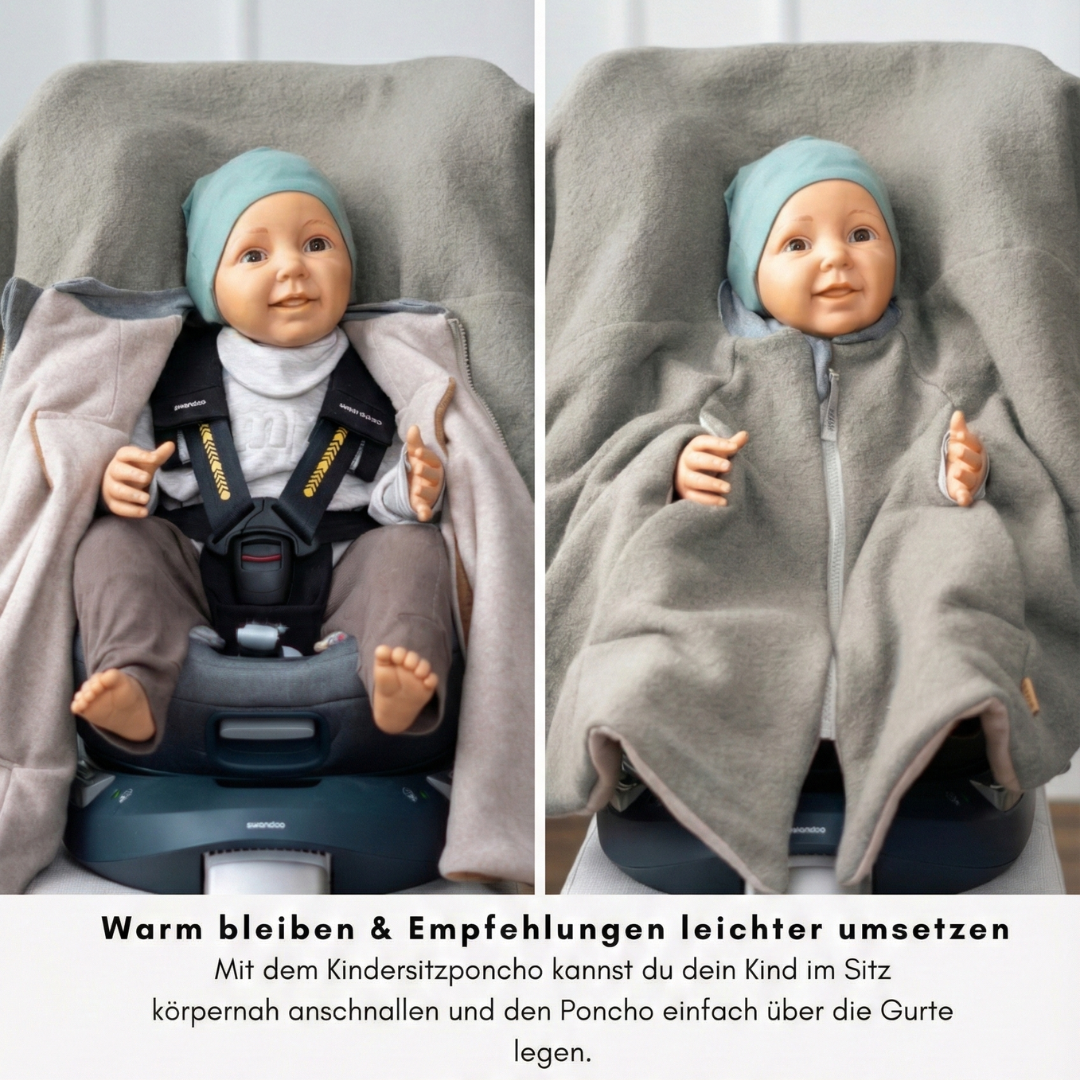 Empfehlungen von Kindersitzherstellen leichter umsetzten mit Kindersitzponch von Kikkifax