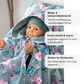 Wetterfester Kinderponcho Softshell – sicher im Kindersitz unterwegs