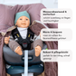 Kindersitzponcho geschlossen – sichtbar & wetterfest