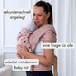 Babytrage mit Schnallen – schnell angelegt, passt Mama und Papa, wächst mit deinem Baby vom Neugeborenen bis ins erste Lebensjahr