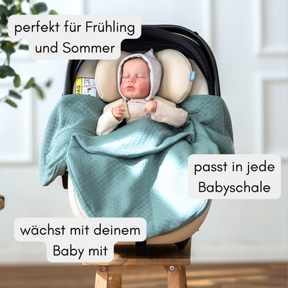 Einschlagdecke  Frühling & Sommer -Saphir (Baumwolle)