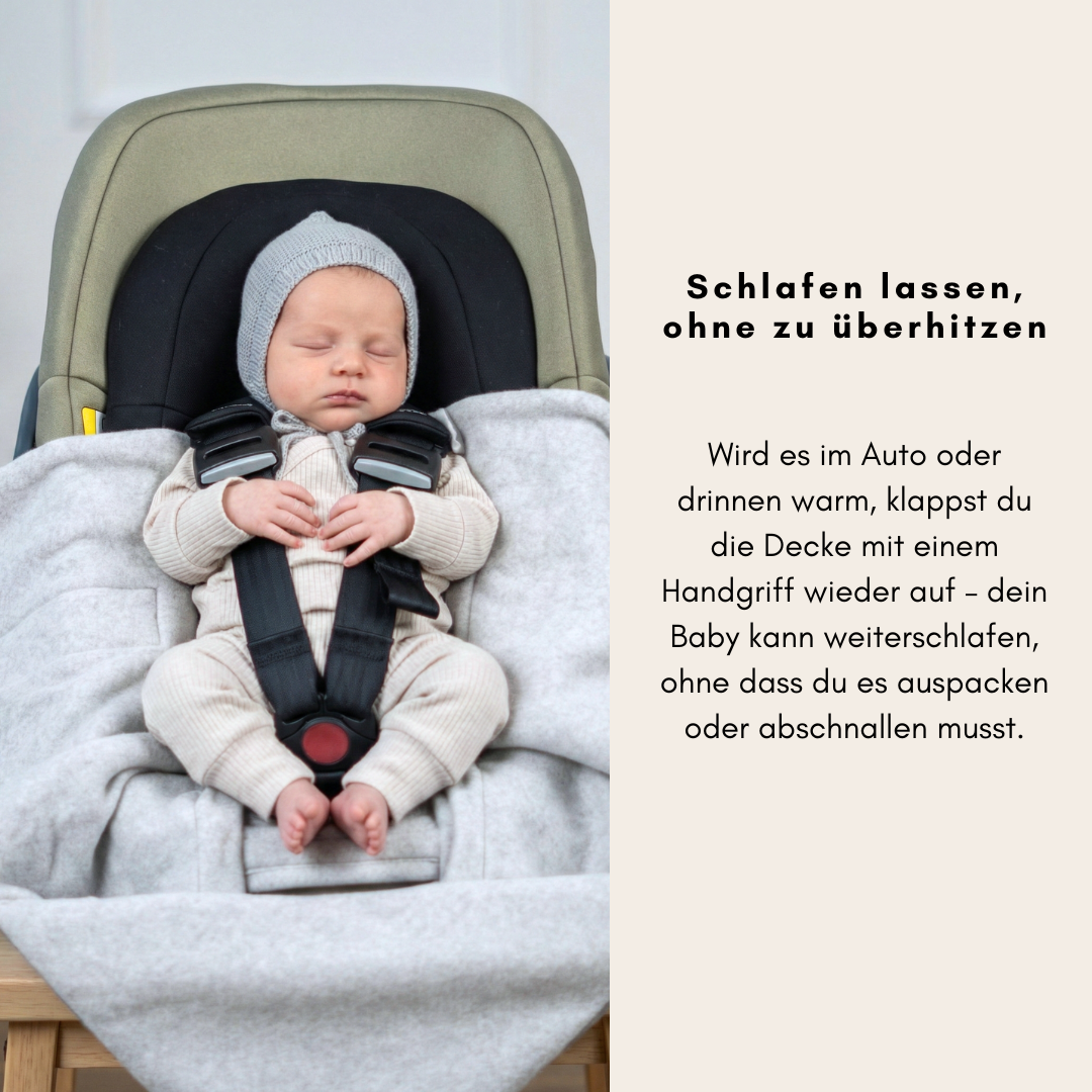 Einschlagdecke "Wollwalk Mauve"