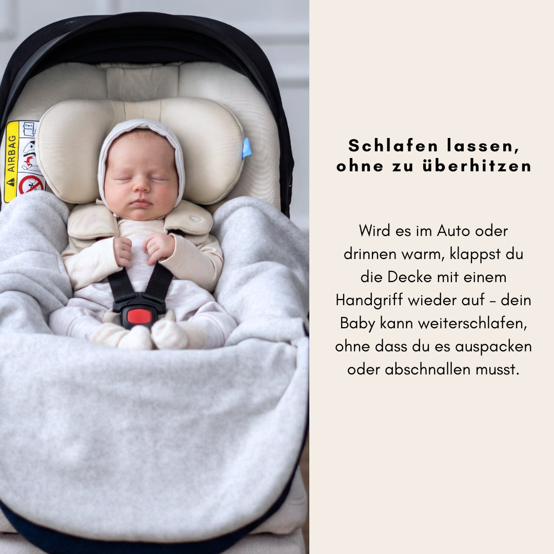 Einschlagdecke "Wollwalk petrol"