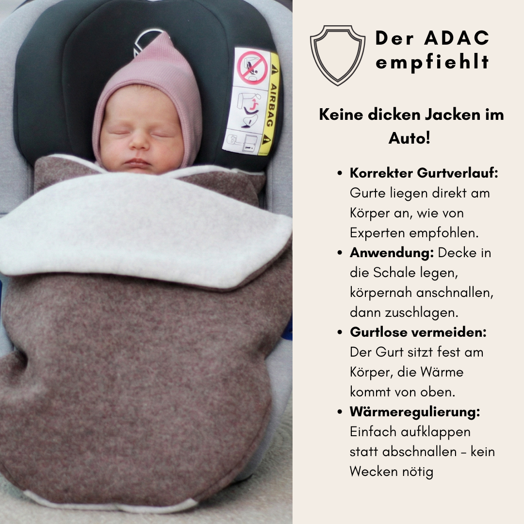 Einschlagdecke "Wollwalk Pure Hazel"