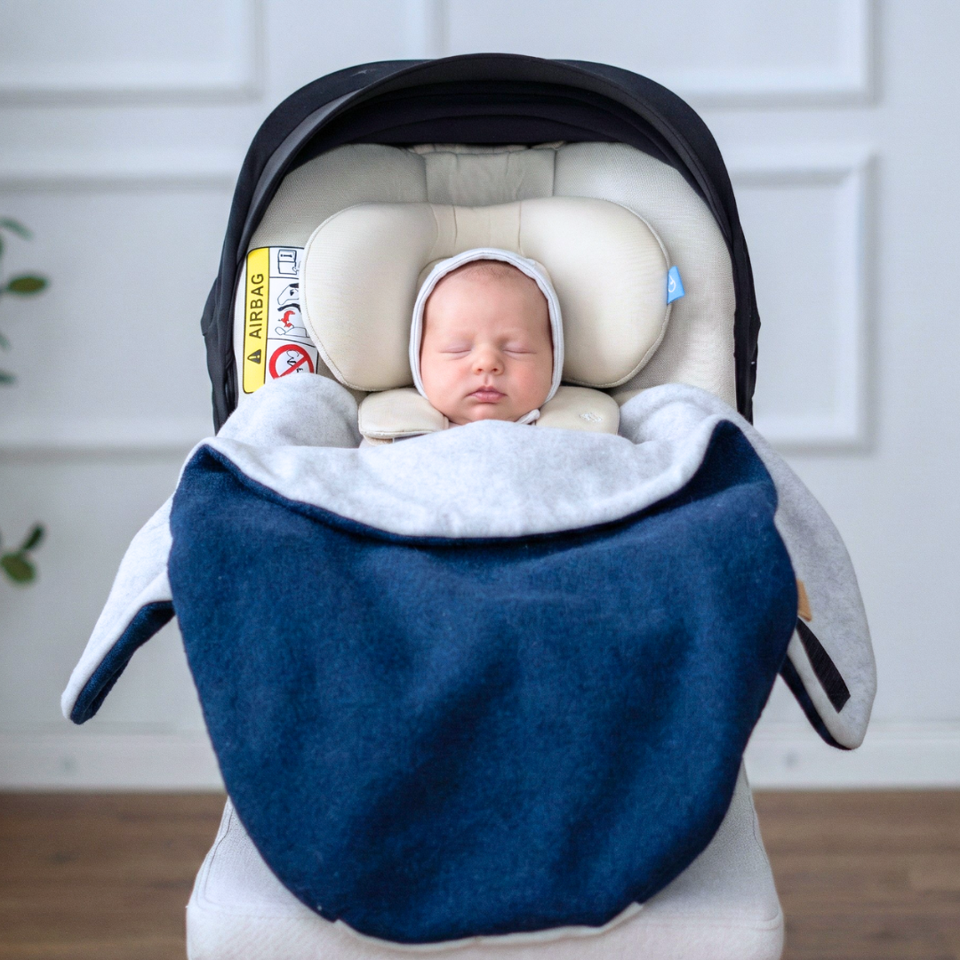 Einschlagdecke "Wollwalk petrol"