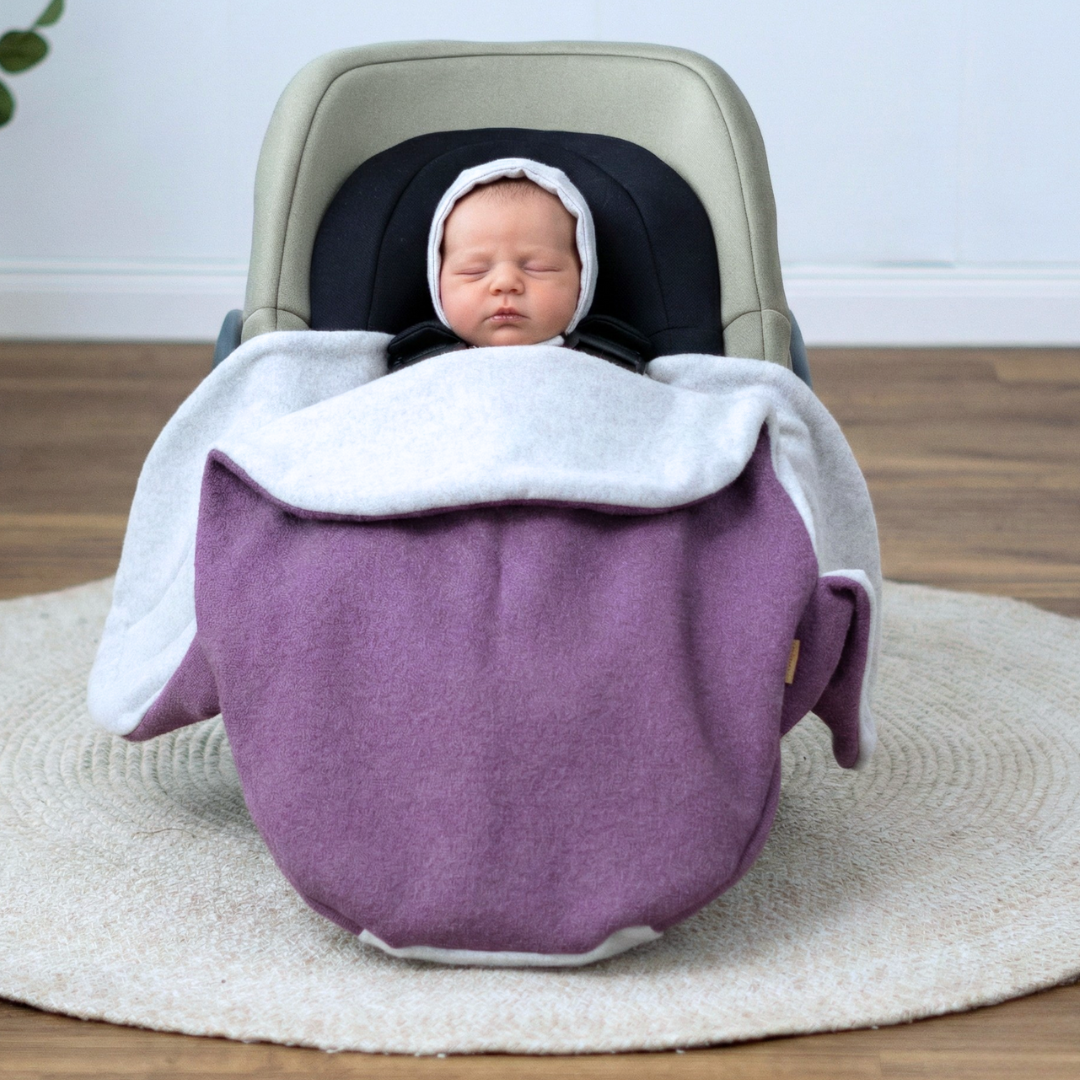 Einschlagdecke "Wollwalk Mauve"