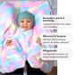 Geschlossener Fleece‑Poncho – warm & weich, bequem & sicher