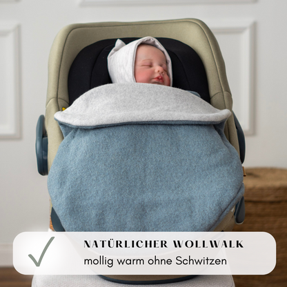 Einschlagdecke "Wollwalk dusty mint"