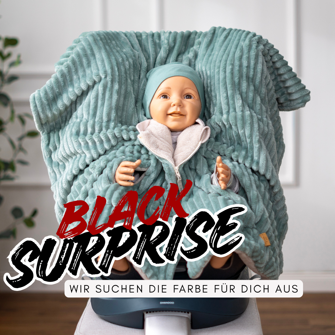 Überraschungs-Poncho Fleece One Size