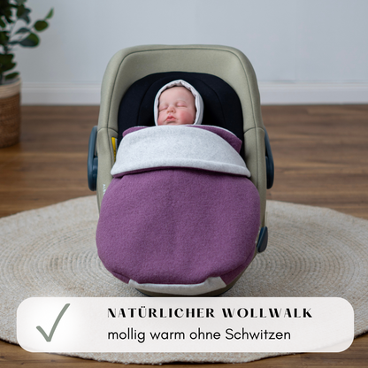 Einschlagdecke "Wollwalk Mauve"