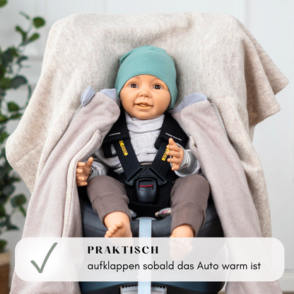 Kindersitzponcho Wollwalk "Light"